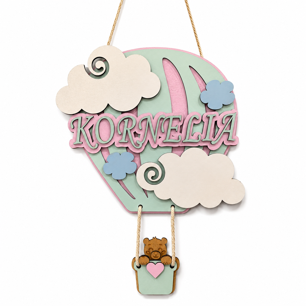 Kolorowy Personalizowany Balon | świeci w ciemności |
