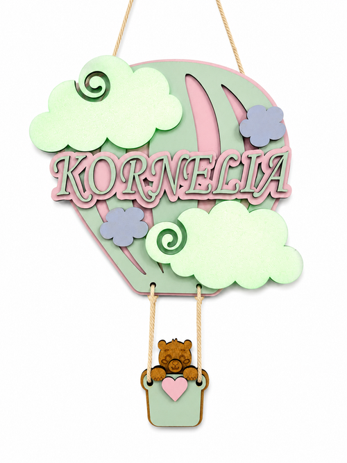 Kolorowy Personalizowany Balon | świeci w ciemności |